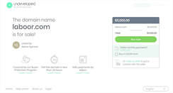 Desktop Screenshot of laboor.com
